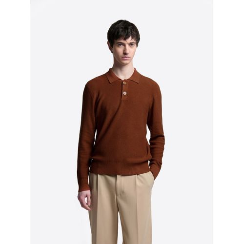 Pull Polo Col Boutonné Viscose Certifiée