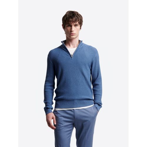 Pull Col Cheminée Zip Viscose Certifiée