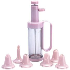 Presse À Biscuits,Poche À Douille Ensemble Pistolet À Pâtisserie Machine À Churros Pour Diy Décoration De Gâteaux Dessert