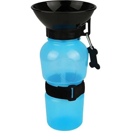 Gourde Chien En Voyage 500 Ml - Portable - Bouteille D\'eau Pour Animaux De Compagnie - Distributeur D\'eau Pour Promenades En Plein.