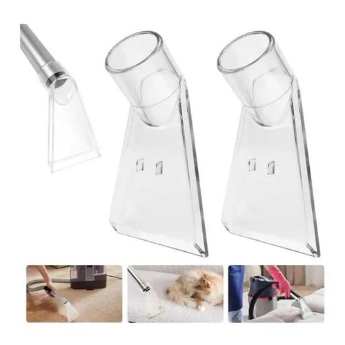 2 Pcs Buse Aspirateur Eau 38mm, Embout Shampouineuse pour Aspirateur, Suceur Injecteur Extracteur en Plastique, Embout Aspirateur