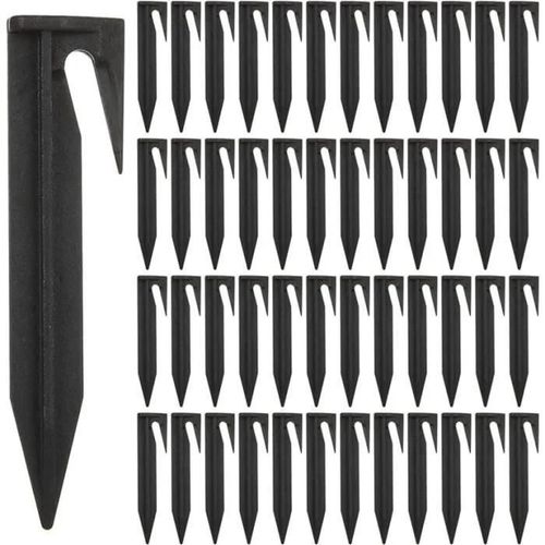 Piquets de fixation pour câbles périphériques Tondeuse robot, set de 200 sardines de fixation, Accessoires Pour Tondeuses à Gazon