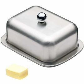 Beurrier - Acier Inoxydable - 18,5 X 12,2 X 6,9 Cm - Compatible Lave-Vaisselle - Design Moderne
