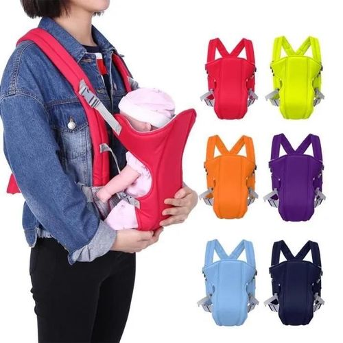 Porte-Bébé Ergonomique - Marque - Pour Nouveau-Né De 3 À 16 Mois - Rouge