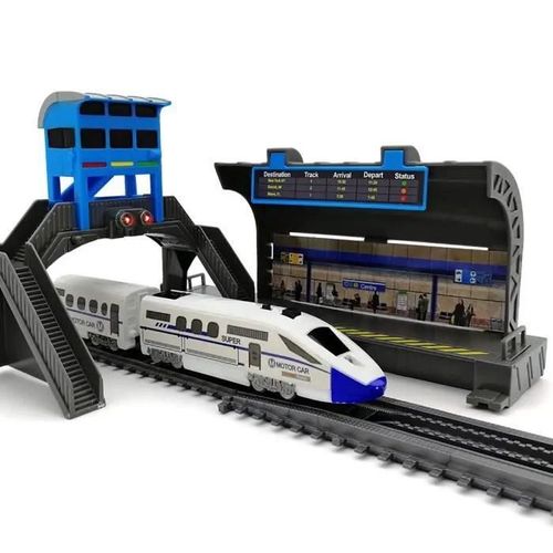 Jouets de Circuit Train Électrique - MARSEE - Circuit Train Électrique - 360 cm - 50 éléments - 3 ans et plus