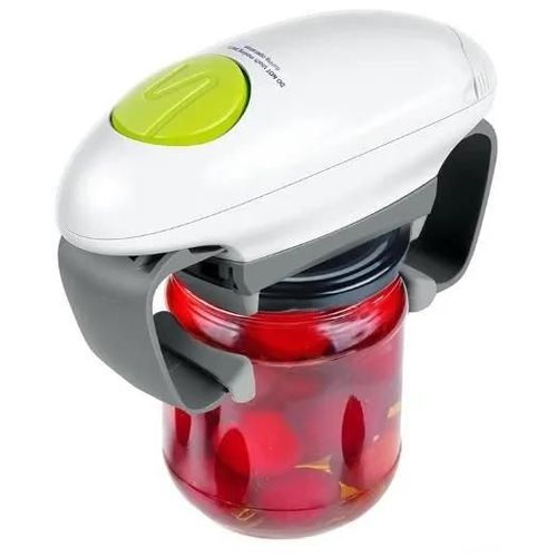 Ouvre-Bocal Électrique One Touch-Décapsuleur Automatique Puissant Pour Les Mains Faibles Et Les Personnes Âgées Souffrant D\'arthrite