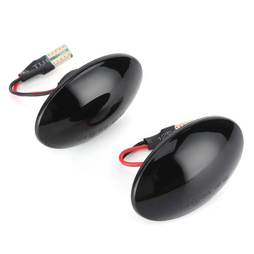 2pcs Fumée Couleur Led Latéral Marqueur Clignotant Feux Fit Pour Ford Fiesta Mk5 Modification De Voiture