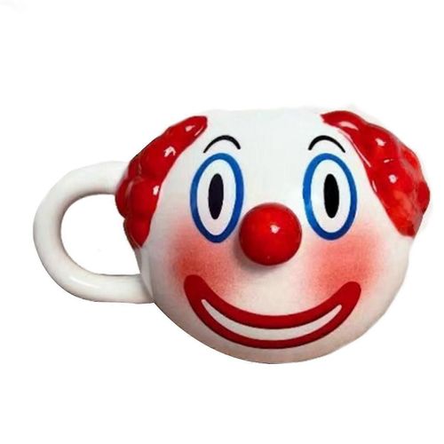 Tasse À Café En Céramique En Forme De Clown Avec Poignée Mignon Drôle Joker Porcelaine Thé Au Lait Tasse De Petit-Déjeuner 480ml