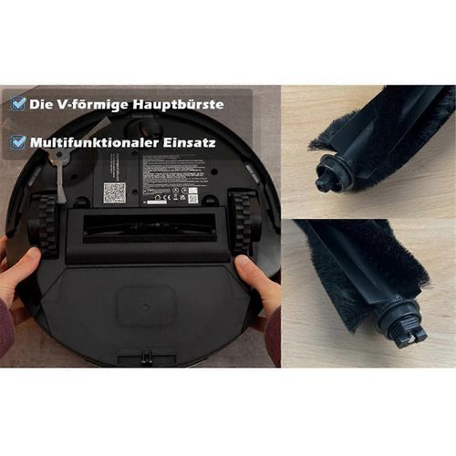 Kit d'accessoires 15PCS pour nettoyer L50 / L50 / L60 / L60 Aspirateur robot hybride Brosse latérale principale Filt