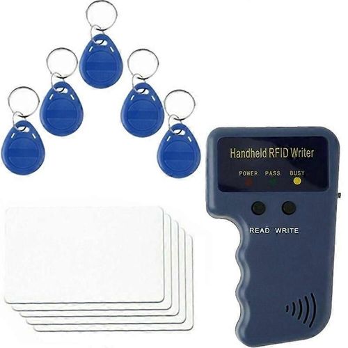 125KHz EM4100 RFID Copieur Écrivain Duplicateur Programmeur Lecteur + T5577 EM4305 Réinscriptible ID Porte-clés