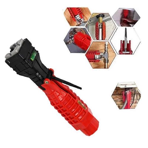 18 en 1 Salle De Bain Pipe Clé Robinet et Évier Installateur Outil Multifonction Robinet Clé Outil Plumbi