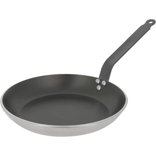 Kyaoayo-Poêle Ronde Antiadhésive Choc Resto Induction En Aluminium - Diamètre 28 Cm -, Noir