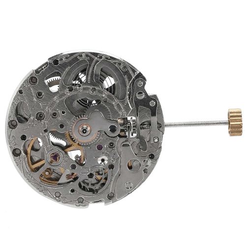 Mouvement Mécanique Automatique Hollow Out Mouvement À Trois Aiguilles Machine En Or Pour Montre De Mouvement 8205