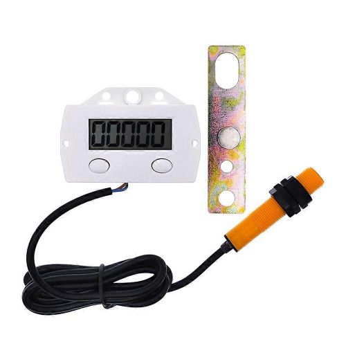 5 chiffres Compteur d'affichage numérique électronique Proximité Commutateur de capteur magnétique industriel Punch Counte
