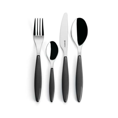 Guzzini Feeling Set De Couverts 24 Pièces Gris