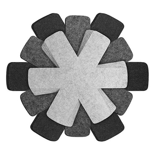 Protecteurs De Casseroles Et De Poêles, Lot De 18, Protecteurs De Casseroles Pour L'empilage, Tampons De Séparateurs De Casseroles, 3 Tailles Différentes