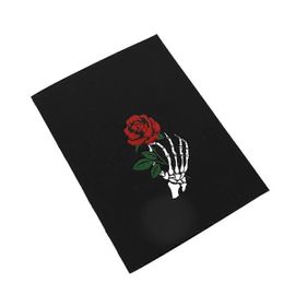 3d Halloween Carte De Voeux Festival Invitation Vacances Carte Postale Cadeau Squelette Crâne Rose Horreur Gre
