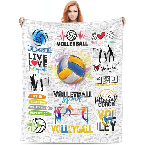Cadeaux de volley-ball pour adolescentes, filles et garçons, couverture de  volley-ball pour les amateurs de volley-ball, cadeaux de volley-ball senior  pour équipe, articles de voll