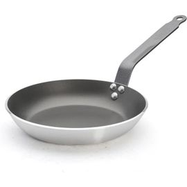 Kyaoayo-Poêle Ronde Antiadhésive Choc En Aluminium - Diamètre 24 Cm -, Noir