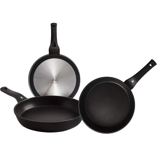 Kyaoayo-Permadur Premium - En Fonte D'aluminium - Avec Revêtement Antiadhésif - Tous Feux Dont Induction - Fabriqué En Allemagne - Lot De 3 Poêles De 20, 24 Et 28 Cm