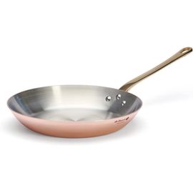 Kyaoayo-Poêle À Frire En Cuivre Inocuivre Avec Queue En Laiton - Diamètre 28 Cm -