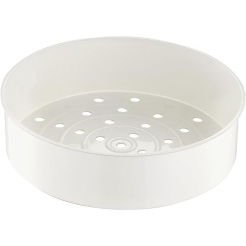 KYAOAYO-Support De Cuisson À La Vapeur En Plastique, Panier À Vapeur De Qualité Alimentaire, Ustensiles De Cuisine Pour Cu ur À Riz Et Réchaud, Ivoire 2L (7 X 1,6 X 6,2 Pouces)