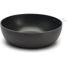 Kyaoayo-Sauteuse Bombée Antiadhésive Choc Intense Twisty Amovible En Aluminium - Diamètre 28 Cm -, Gris