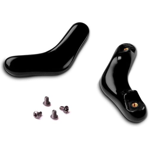 Kyaoayo-Lot De 2 Poignées De Rechange Pour Casserole Amc | Bakélite, Couleur Noire, Vis Incluses