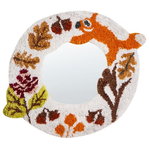 Miroir BORITI 51 cm 40 cm Blanc
