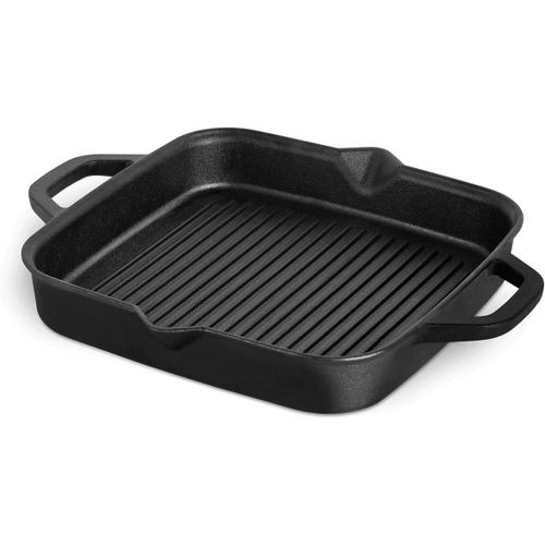 Kyaoayo-Gril En Fonte ¿ Poêle Grill Rectangulaire De 30 Cm