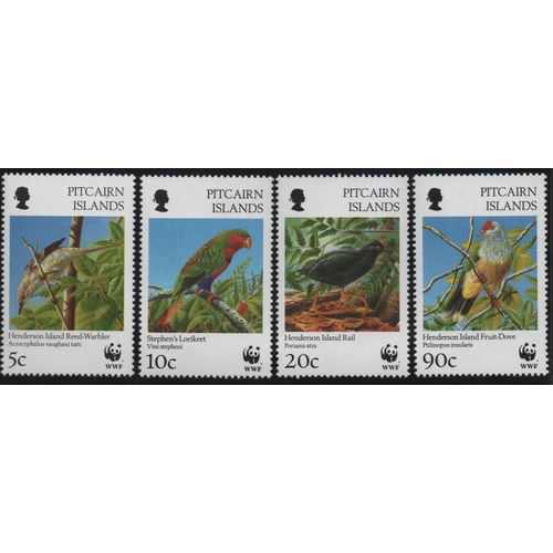 Pitcairn ( Nouvelle-Zélande ) Timbres Animaux : Les Perroquets 1996