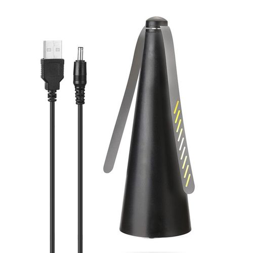 Ventilateur répulsif contre les mouches en plein air,protection des aliments pour la cuisine,destructeur,garde les mouches et les insectes loin des aliments,ventilateurs de Table antip - Type Black