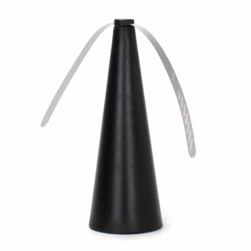 Ventilateur répulsif à mouches pour cuisine extérieure,destructeur de mouches,garde les insectes volants à distance des aliments,répulsif domestique,ventilateur de table,rec - Type AA Battery Black