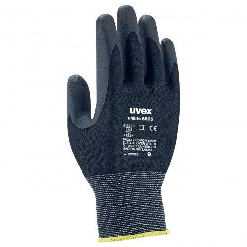 Gants de protection respirants - Unilite 6605 - taille 9 UVEX