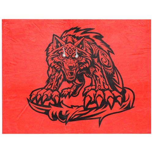 Couverture Authentique Wwe Rouge Jacob Fatu 50" X 60