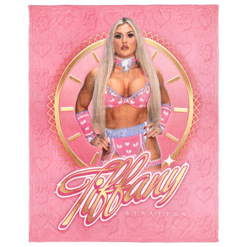 Couverture Rose Authentique Wwe Tiffany Stratton 50" X 60