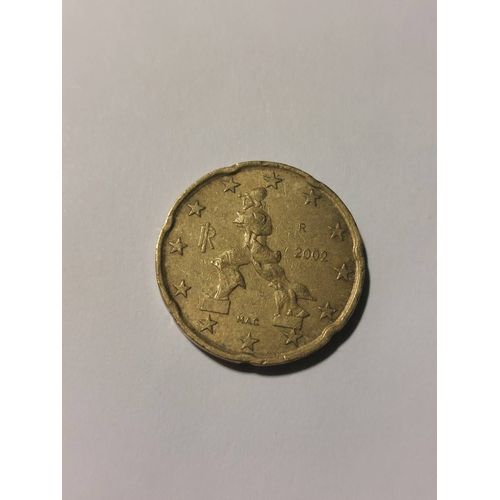 Piece 20 Cents Euros France 2002