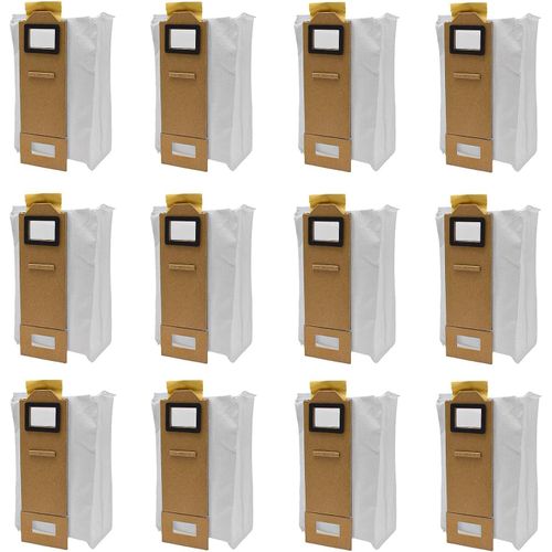 12 Pieces Set Dust Bags,Replacement Vacuum Bag,Dust Bag for Roborock,Dust Bags Accessories for Xiaomi Roborock S7 T7S T7 (1)