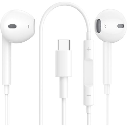 Écouteurs Filaires Usb-C[Certifié Mfi]Type C Écouteurs Hifi Stéréo Intra Auriculaires Avec Micro Et Contrôle Du Volume,Pour Iphone 16/16Pro/15/15Pro ,Galaxy S24 S23 S22/Ipad,Googl[CAS6210139]