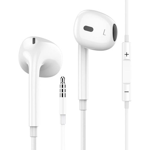 Écouteurs Intra-Auriculaires Avec Câble,Oreillettes Filaires Ecouteur,Anti-Bruit Casque Et Ecouteurs Avec Microphone Et Contrôle Du Volume Jack 3.5Mm Universel Pour Huawei/Samsung[CAS6210154]