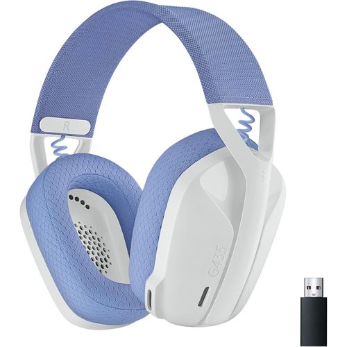 435 Lightspeed & Bluetooth Sans Fil Casqueamer, Léger Circum-Auriculaire, Micro Intégré, Batterie De 18h, Compatible Avec Dolby Atmos, Pc, Ps4, Ps5, Mobile, Nintendo Switch - Blanc[Cas6210376]