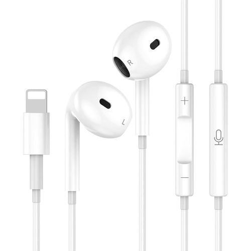 Ecouteurs I.Phone [Certifié Mfi] Écouteurs Filaires Pour I.Phone 13/14/14 Pro/14 Pro Max/13 Pro/12/11/Se/Xr/Xs/X, Écouteurs Intra-Auriculaires, Filaires Stéréo Hifi Avec Micro Et C[CAS6211130]