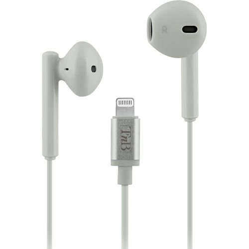 Ecouteurs Filaires, Connecteur Lightning, Semi Intra Auriculaire, Son Stéréo, Microphone Intégré, Casque Compatible Pour Apple Iphone/Ipad, Certifiés MfiGris[CAS6212305]