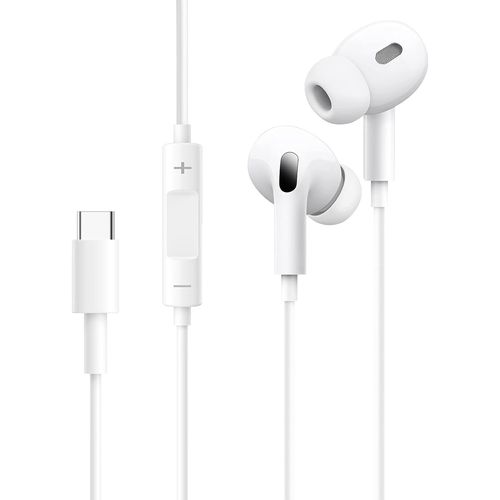 Écouteurs Usb-C Pour Iphone 16/15/Pro/Plus/Pro Max,Casque Intra-Auriculaires Filaire Avec Son Hifi Stéréo,Microphone Et Contrôle De Volume Compatible Ipad Pro,Pixel 7/6,Galaxy A55[CAS6210156]
