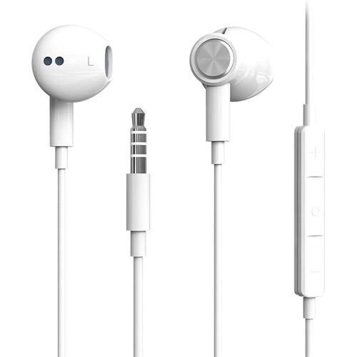 Écouteurs Intra-Auriculaires À Isolation Phonique Avec Microphone Pour Iphone, Ipod, Ipad, Mp3, Huawei, Samsung, Écouteurs Légers Avec Contrôle Du Volume Et Prise Jack 3,5 Mm[CAS6210586]