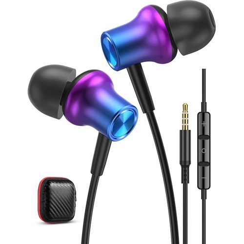 Ecouteurs Filaire Pour Xiaomi Redmi 14C 13C Note 11 11S Note 13 Pro Redmi 12,Écouteurs Intra-Auriculaires Oreillettes Filaires Avec Micro Anti-Bruit Casque Pour Samsung A15 A14 A06[CAS6210196]
