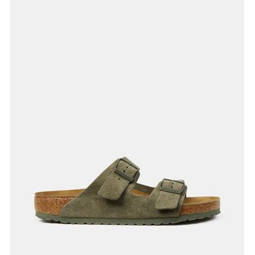 Birkenstock - Sandales Arizona 2 Cuir Suède - Vert - 40