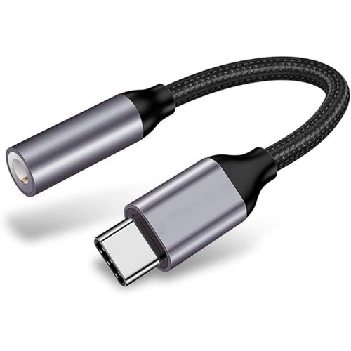 Adaptateur Usb C Vers Casque 3,5 Mm, Adaptateur Jack Usb Type C Compatible Avec Iphone 16 Pro Max/15 Pro Max, Galaxy S24 S23 S22, Macbook Pro, Huawei P50 P40/Mate 30[CAS6211242]