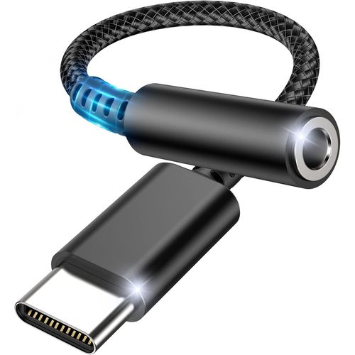 Adaptateur De Prise De Casque À 3,5Mm, Adaptateur Jack Usb Type C Avec Dac, Écouteurs Numérique Type C Vers Audio Compatible Avec Galaxy S21 S20 S20+, Macbook Pro, Huawei[CAS6210075]