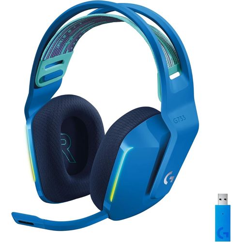 733 Casqueamer Sans Fil Lightspeed Avec Bandeau De Suspension, Lightsync Rvb, De Micro Blue Vo!Ce, Transducteurs Audio Pro-G, Ultra-Léger, Batterie 29H, Portée De 20M, Ps4, Ps5 - B[CAS6214917]